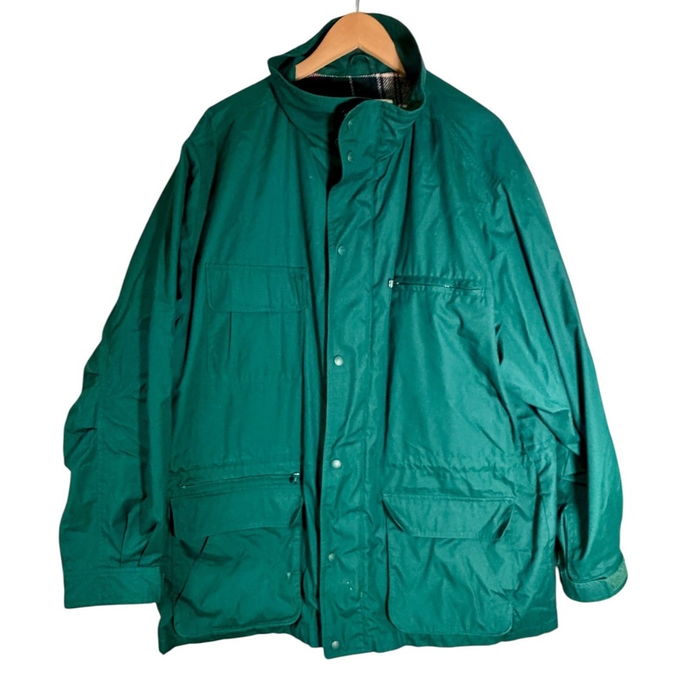 Vintage Eddie Bauer 90's‎ Men's Full Zip Wool Lined Mountain Parka Jacket XL
